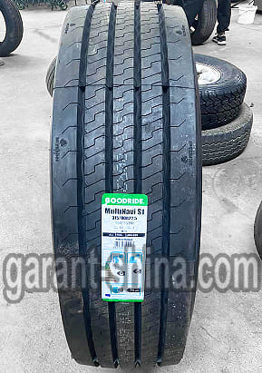 Goodride MultiNavi S1 (рулевая) 315/80 R22.5 156/153L 18PR - Фото протектора с этикеткой